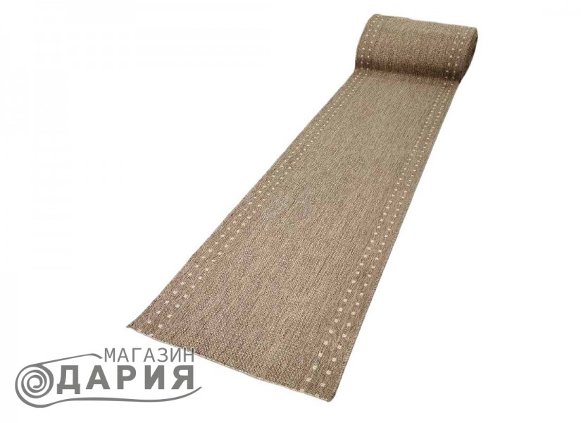 Тъкана пътека Флорлукс 20329 coffee-natural